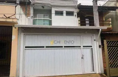 Casa com 3 dormitórios à venda, 190 m² por r$ 840.000,00 - vila tibiriçá - santo andré/sp