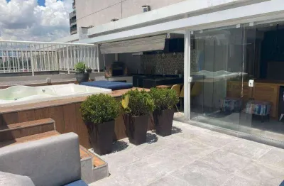 Cobertura com 4 dormitórios à venda, 190 m² por r$ 2.200.000,00 - jardim prudência - são paulo/sp