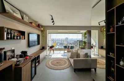 Apartamento com 1 dormitório à venda, 43 m² por r$ 690.000,00 - brooklin - são paulo/sp