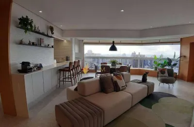 Apartamento com 3 dormitórios à venda, 160 m² por r$ 2.200.000,00 - vila guiomar - santo andré/sp