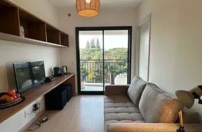 Apartamento com 1 dormitório à venda, 33 m² por r$ 445.000 - santo amaro - são paulo/sp