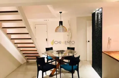 Apartamento com 1 dormitório à venda, 97 m² - jardim - santo andré/sp