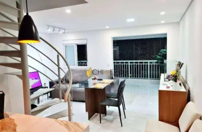 Cobertura com 3 dormitórios, 140 m² - venda por r$ 900.000,00 ou aluguel por r$ 6.170,00/mês - parque rebouças - são paulo/sp
