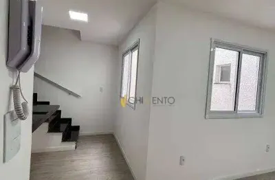 Cobertura com 2 dormitórios à venda, 76 m² por r$ 500.000 - parque das nações - santo andré/sp