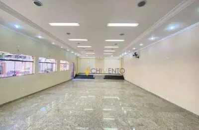 Salão, 192 m² - venda por r$ 750.000 ou aluguel por r$ 7.000/mês - vila pires - santo andré/sp