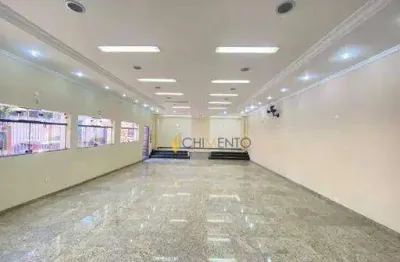 Salão, 192 m² - venda por r$ 750.000 ou aluguel por r$ 7.000/mês - vila pires - santo andré/sp