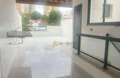 Cobertura com 2 dormitórios à venda, 102 m² por r$ 589.000 - campestre - santo andré/sp