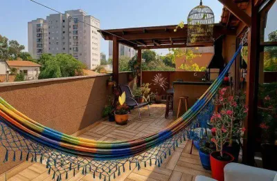 Cobertura com 3 dormitórios à venda, 154 m² por r$ 630.000 - vila gilda - santo andré/sp