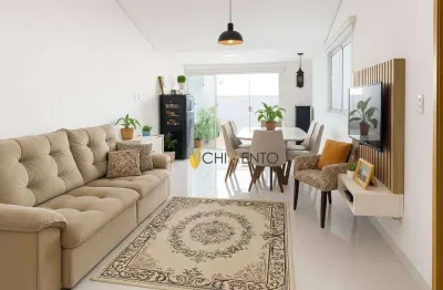 Cobertura com 2 dormitórios à venda, 130 m² por r$ 840.000,00 - campestre - santo andré/sp