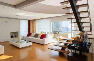 Cobertura com 5 dormitórios, 414 m² - venda por r$ 3.450.000,00 ou aluguel por r$ 22.150,00/mês - jardim - santo andré/sp