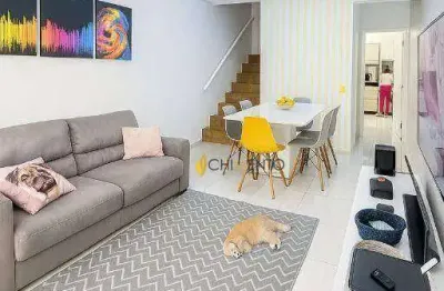 Casa com 3 dormitórios à venda, 126 m² por r$ 599.000 - vila linda - santo andré/sp