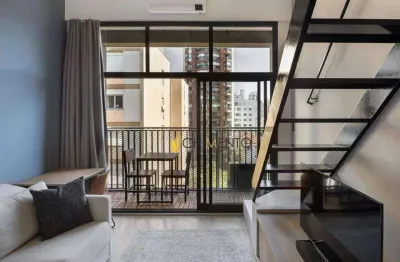 Apartamento com 1 dormitório à venda, 33 m² por r$ 620.000 - pinheiros - são paulo/sp
