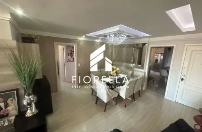 Apartamento mobiliado, com 138m², 03 dormitórios, sendo 02 suítes, no bairro kobrasol/são josé-sc.