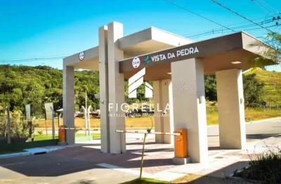 Terreno com 360 metros privativos em loteamento vista da pedra em são josé /sc