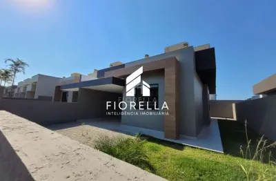 Casa nova à venda, com 100m², 03 dormitórios, sendo 01 suíte, no sertão do maruim/são josé - sc.