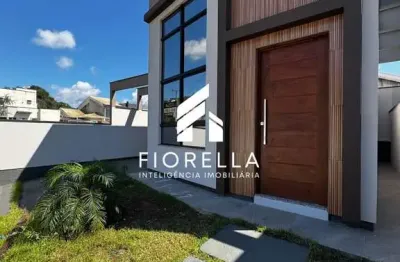 Casa nova à venda com 02 dormitórios, sendo 01 suíte, no bairro caminho novo/palhoça-sc.