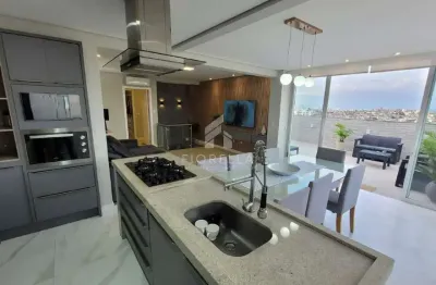 Cobertura duplex de 3 dormitórios, sendo 01 suíte, 100% mobiliada, no bairro campinas em são josé