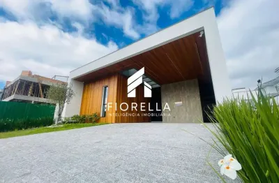 Casa alto padrão c/03 dormitórios suítes no condomínio reserva da pedra.