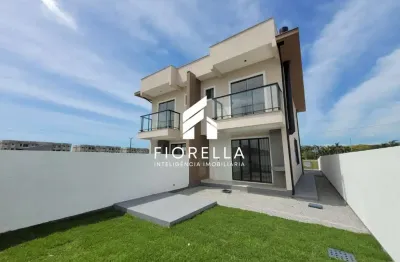 Sobrado novo à venda com 03 dormitórios, sendo 01 suíte, no sertão do maruim, são josé-sc.