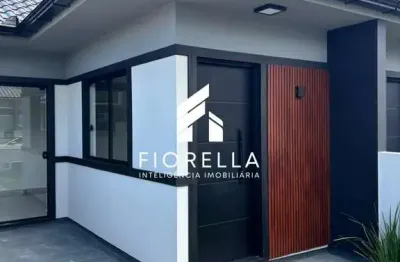 Casa geminada com 02 dormitórios no loteamento lisboa iii - são josé sc