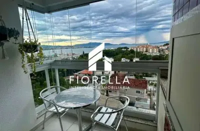 Apartamento vista mar com 03 dormitórios, sendo 01 suíte, no bairro praia comprida - são josé/sc