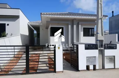 Casa geminada com 02 dormitórios no loteamento novo horizonte - são josé sc