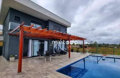 Casa com 3 dormitórios à venda, 400 m² por r$ 2.200.000 - condomínio residencial lago dourado - jardim nova esperança - jacareí/sp