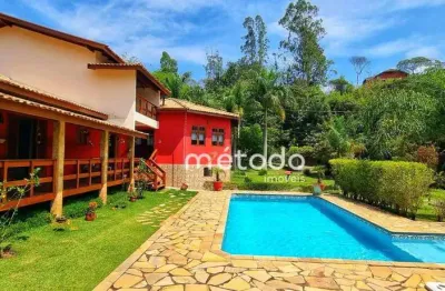 Casa com 4 dormitórios, 360 m² - venda por r$ 2.150.000,00 ou aluguel por r$ 9.546,00/mês - condomínio residencial alpes de guararema - guararema/sp