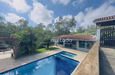 Chácara com 2 dormitórios à venda, 1831 m² por r$ 920.000,00 - recanto da cachoeira - santa branca/sp