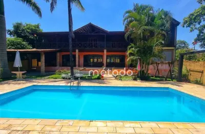 Chácara com 6 dormitórios à venda, 876 m² por r$ 1.590.000 - jardim itapema - guararema/sp