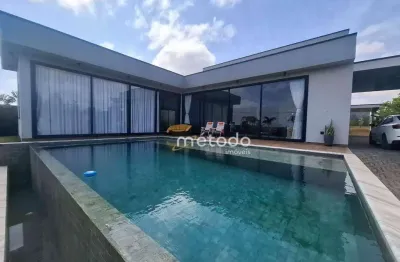 Chácara com 5 dormitórios à venda, 1022 m² por r$ 2.290.000,00 - condomínio lago dourado - jacareí/sp