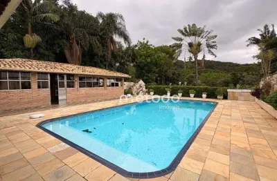 Chácara com 5 dormitórios à venda, 1108 m² por r$ 3.000.000 - centro - guararema/sp