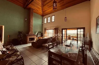Casa com 5 dormitórios à venda, 229 m² por r$ 1.300.000,00 - condomínio residencial granja virginia - guararema/sp