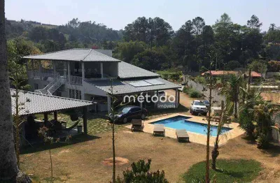 Chácara com 4 dormitórios à venda, 5000 m² por r$ 1.700.000 - parque agrinco - guararema - sp