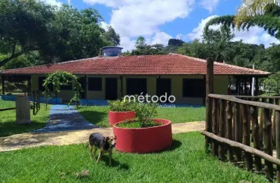 Sítio com 4 dormitórios à venda, 266200 m² por r$ 4.000.000 - itapeti - guararema - sp
