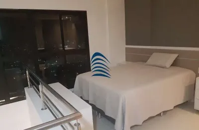 Boulevard side residencial - caminho das árvores  - loft duplex com 92,26 m2, varandão, andar altíssimo,  lavabo, banheiro