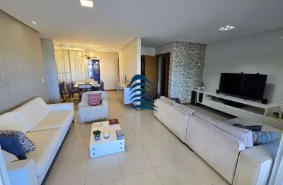 Oportunidade colina a  patamares, 3 suítes com gabinete, 164 mt2, varanda gourmet com vista mar,  4 banheiros, garden privativo de 40 mt2, 3 garagens.