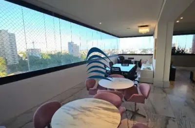 Le corbusier - horto florestal | 4 quartos (3 suítes) | vista mar | varanda integrada e área social em mármore branco