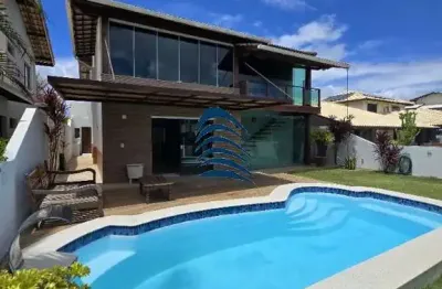 Casa moderna 7/4 sendo 5 suítes no melhor condomínio da praia do flamengo, com piscina, espaço gourmet, energia solar, nascente, 457 m² área útil, 356 m² área construída, 5 vagas, energia solar