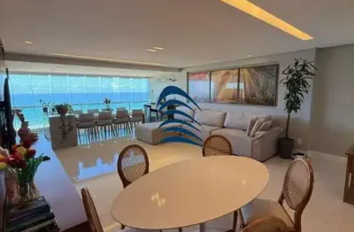 Apartamento à venda com 144m2, 3 suítes e suíte master com closet, lavabo, dependência completa, roupeiro, varanda gourmet integrada à sala, armários em todos os cômodos, nascente, andar alto e deslum