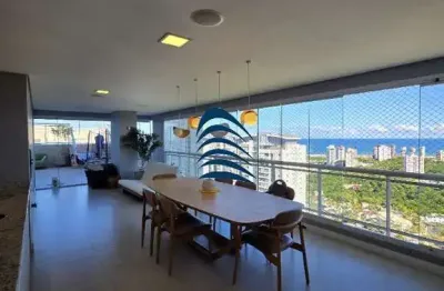 Ludco (avalon), com 377m². cobertura penthouse a venda. greenville | patamares | salvador ? ba. vista mar, nascente total.