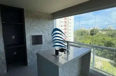 Patamares - ludco - greenville  localizado em andar intermediário com vista para área verde, o imóvel oferece 134m²,  nunca habitado,