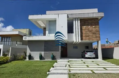 Alphaville litoral norte 3 | residência exclusiva | 404m² | 4 suítes | energia solar | piscina com hidro | gourmet | escritório| alto padrão | litoral norte