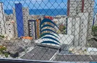 Apartamento porteira fechada na pituba com 3 quartos sendo 1 suíte e dependência, andar alto, nascente, vista mar, ventilado,  110m2, 03 banheiros