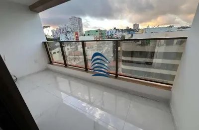 Excelente apartamento 1/4 e sala com varanda no smart convenções - armação, 34m², nascente, vista mar