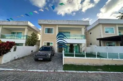 Excelente casa em buraquinho no condomínio jardim tropical - localização fantástica - 4/4 sendo 3 suítes - bem dividida - nascente - área gourmet - 2 vagas