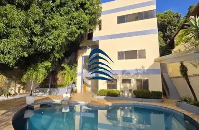 Casa à venda ? condomínio quintas do candeal - horto florestal | 583m² construídos | 636m² de terreno | 4 suítes + gabinete + espaço multiuso no subsolo com piscina e área pra eventos | nascente