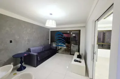 Apartamento 1/4, sala, varanda, banheiro, cozinha, área de serviço, semi mobiliado.
