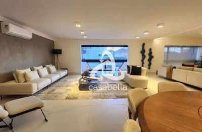 Apartamento com 4 dormitórios à venda, 297 m² por r$ 3.785.000,00 - boqueirão - santos/sp