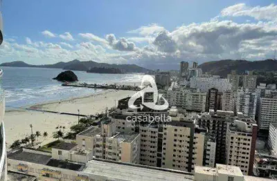 Apartamento com 1 dormitório para alugar, 53 m² por r$ 5.800,02/mês - pompéia - santos/sp